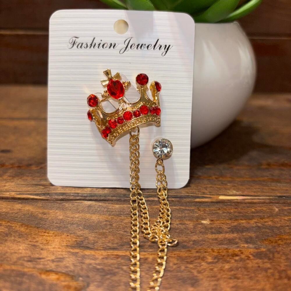 New crown brooch